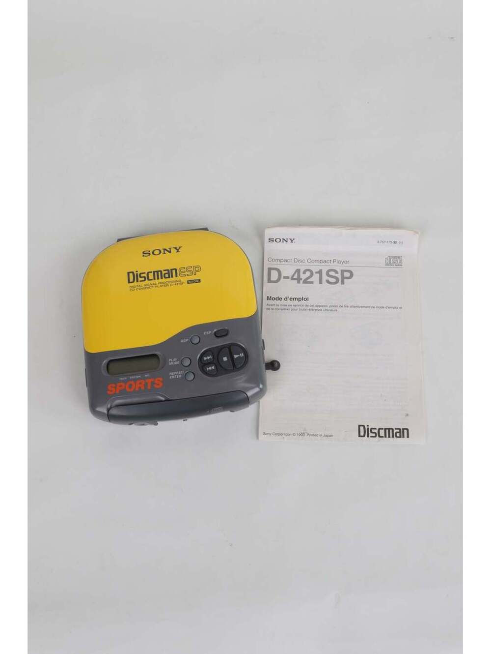90's Sony D-421SP Disc Compact Player Electronics